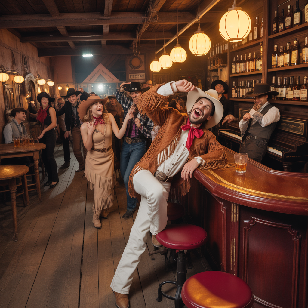 Wild West themed costume party