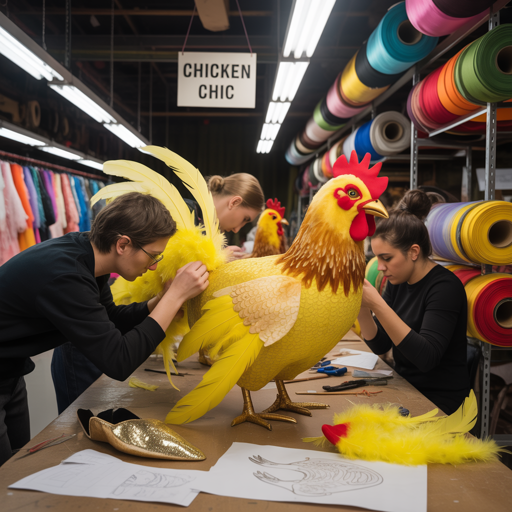 Our costume workshop in action