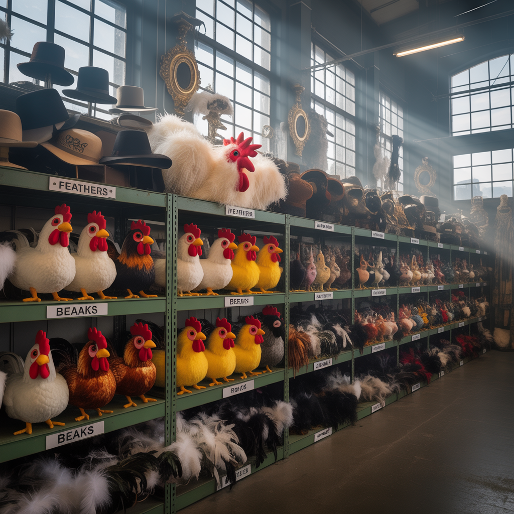 Our extensive prop warehouse