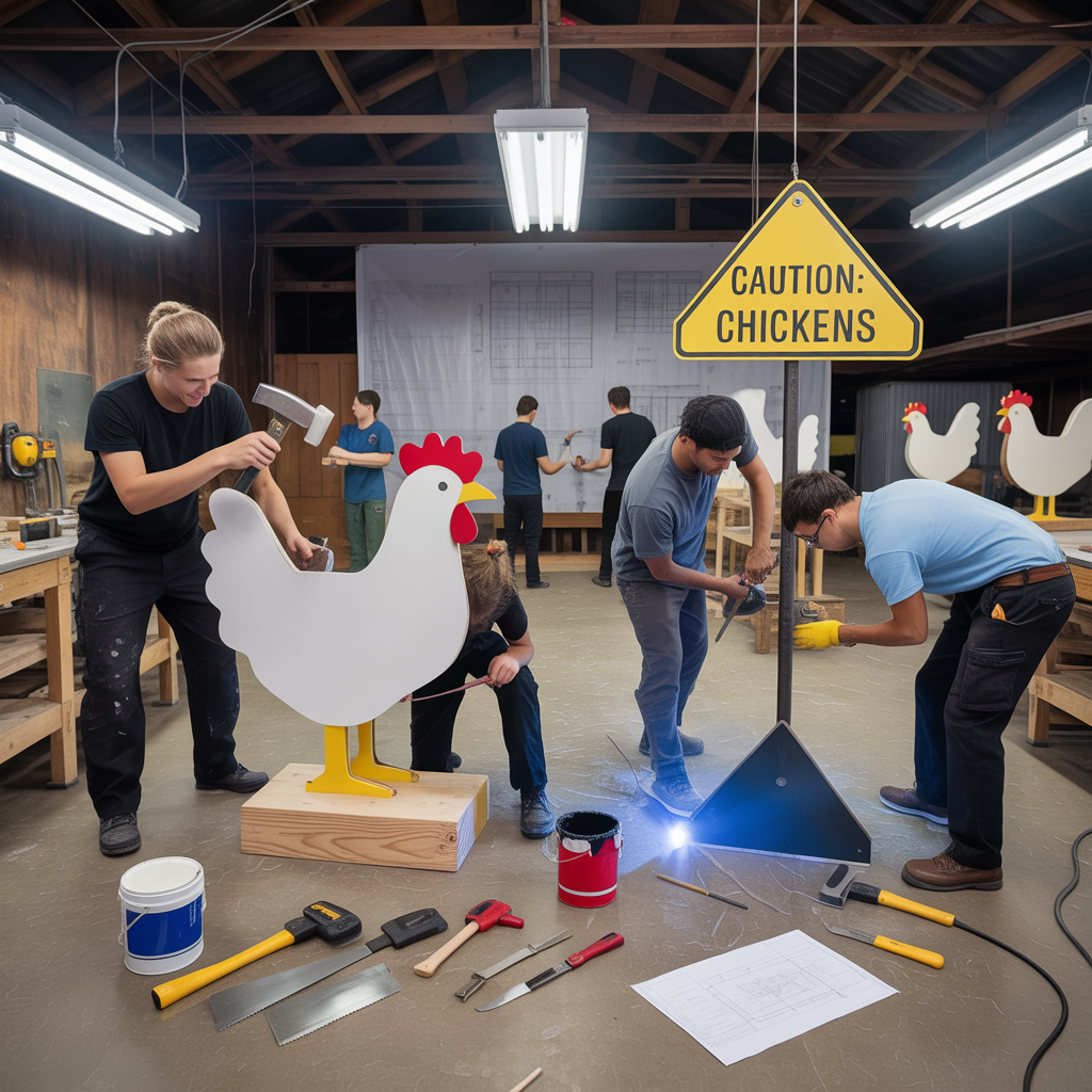 Set construction for Cosmic Chicken